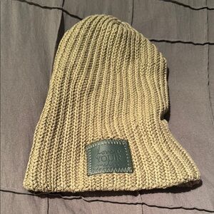 Love Your Melon Tan Ribbed Knit Hat